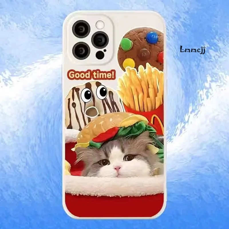 

Lmmcjj Cute Cat Phone Case For Samsung Galaxy S23 Ultra S22 Plus S21 FE A52 A54 A53 A31 A32 A13 A14 A23 A22 A72 Silicone Cover