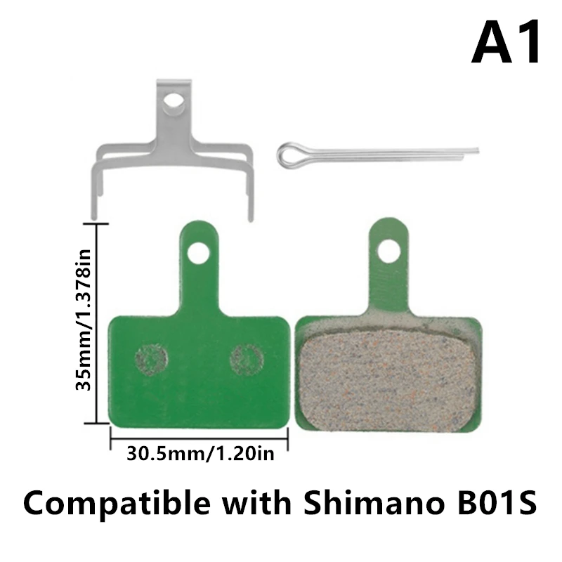 1 Pair Ceramic MTB Hydarulic Disc Brake Pads Road For Shimano SRAM Magura Durable & Reliable Performance Cycling Accessory