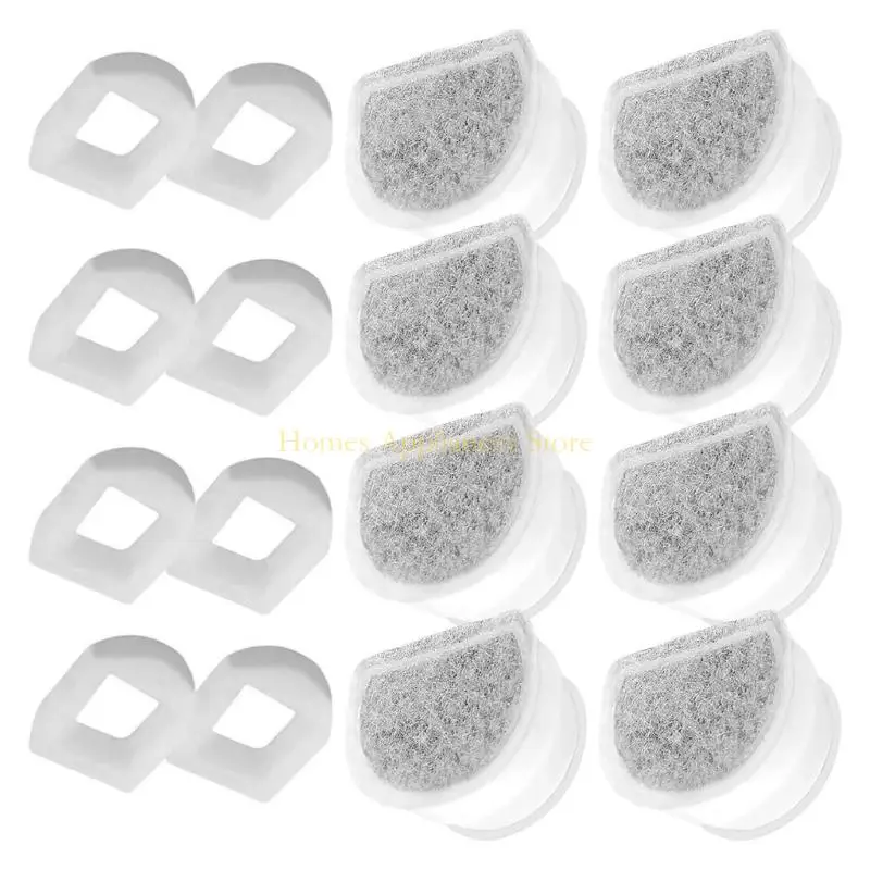 Filtros carbono reposição D0AB para gatos e distribuidores água para cães Grade alimentar Purificadores fonte