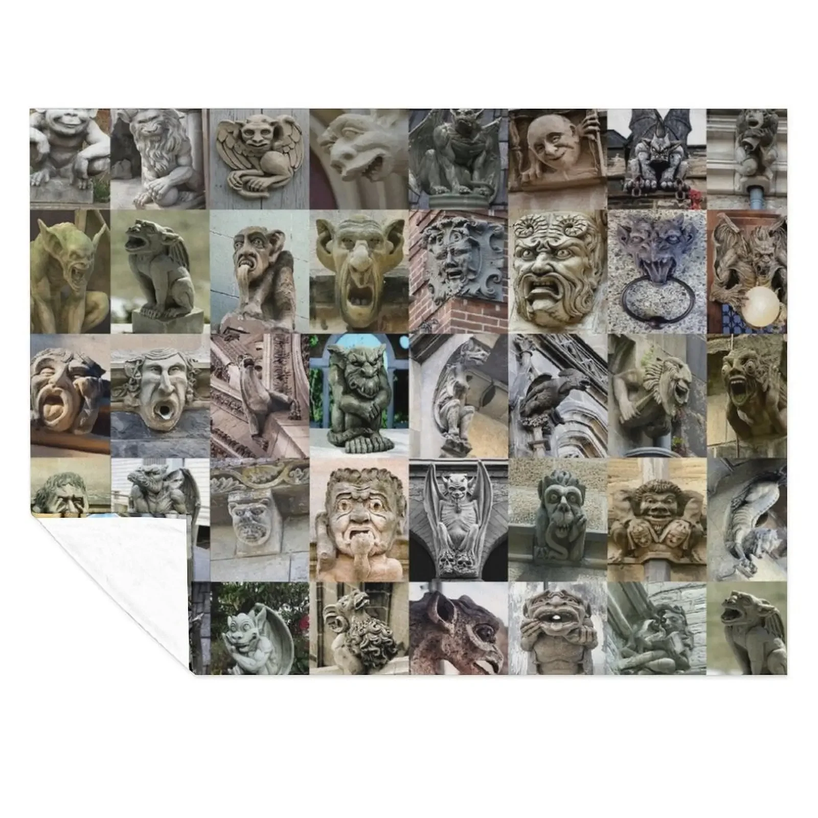 

Gargoyles Throw Blanket decorative Luxury Soft Plush Plaid Thins Blankets
