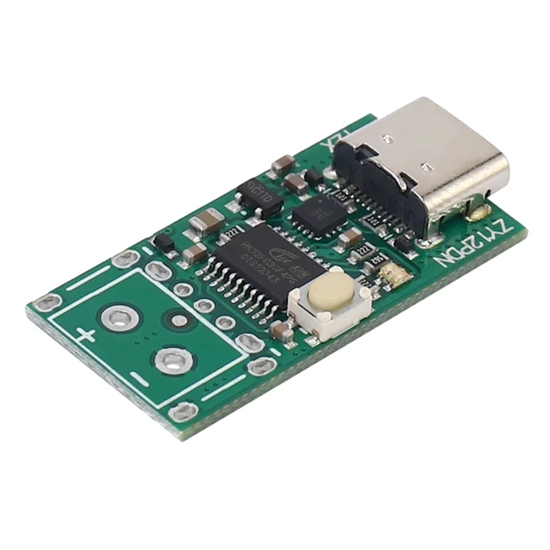 B68C 2 قطعة ZY12PDN USB-C PD2.0/3.0 إلى تيار مستمر محول وحدة امدادات الطاقة شرك شحن سريع الزناد القطب كاشف الاستقطاب تستر