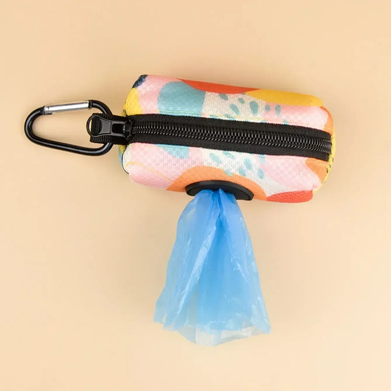

Abstract Designer Print Cute Design Pet Poop Bag Holder Dispenser Without Poop Bag And Leashes Can Attached With Any Dog Leashes