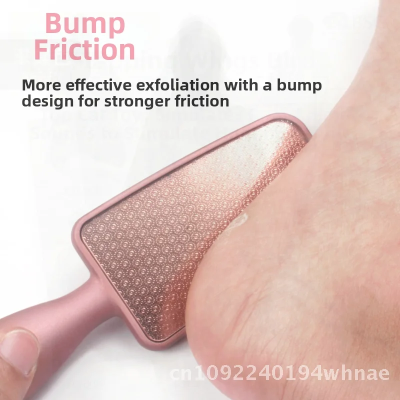 

Нано-стеклянная пилка для ног - средство для удаления омертвевшей кожи, инструмент для шлифовки мозолей с ручкой из резины/пластика черного/розового золотого цвета, 104 г