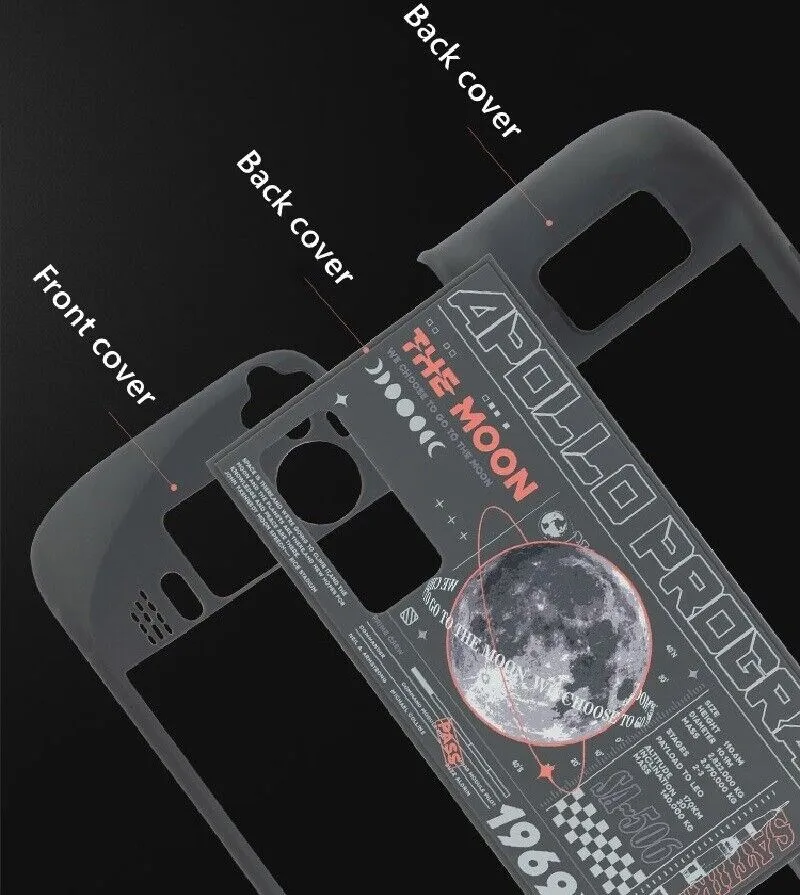 GeekShare-funda protectora de luna de absorción para cubierta de vapor, carcasa dura, cubierta trasera de disipación de calor, accesorios para consola de juegos