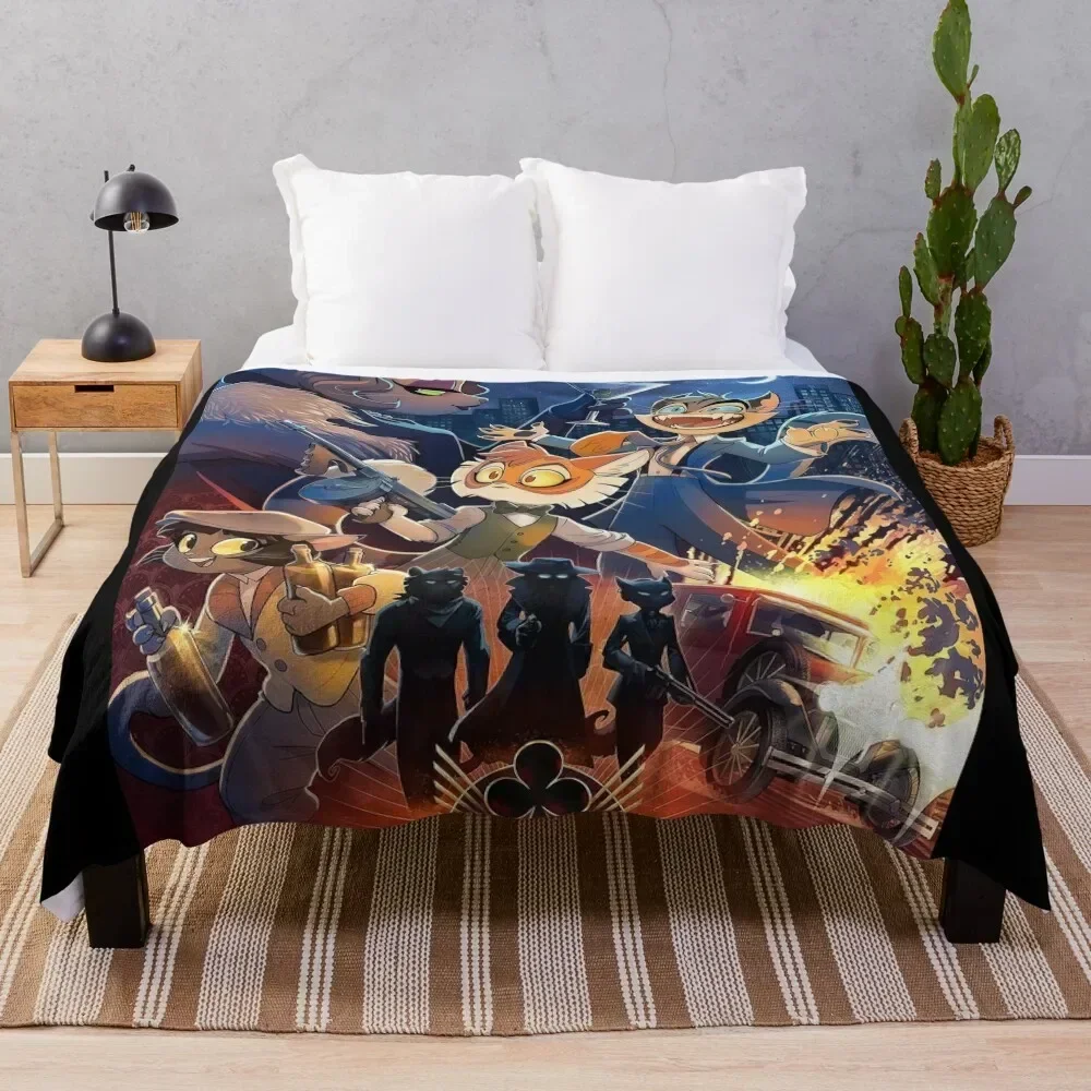 

Lackadaisy, Lackadaisy Cats Throw Blanket Warm Comfortable Blanket for Office Napping