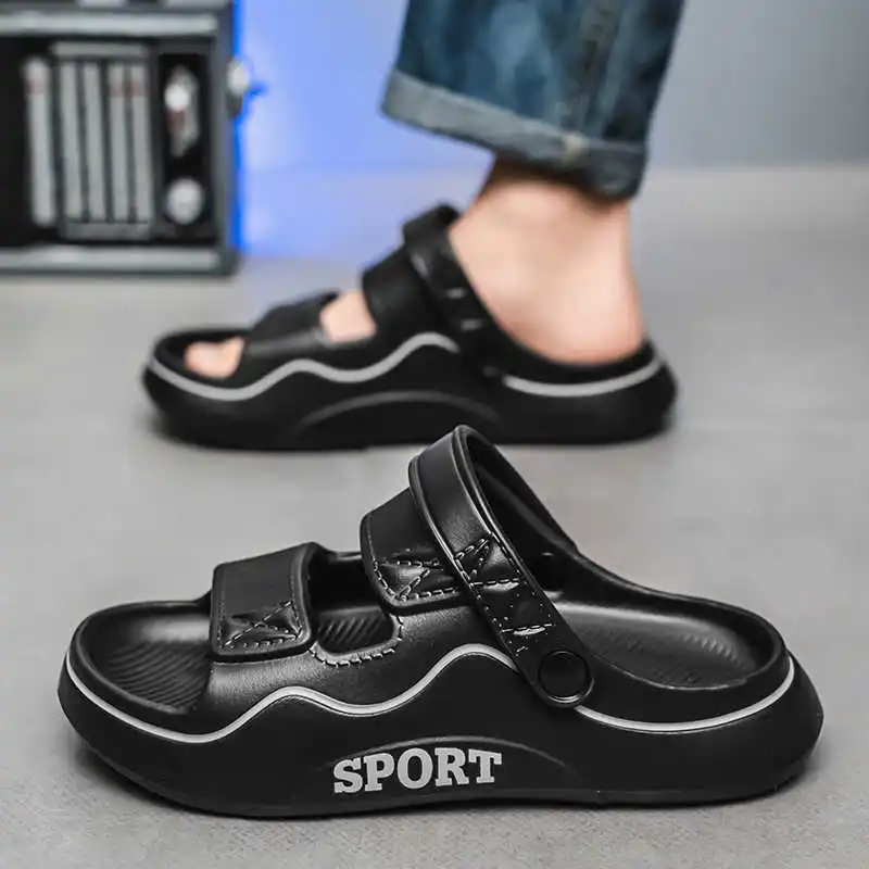 미끄럼 방지 경량 고품질 명품 남성 신발 아쿠아 샌들 오리지널 남성 플립플랍 스니커즈 스포츠 프로모션 러너