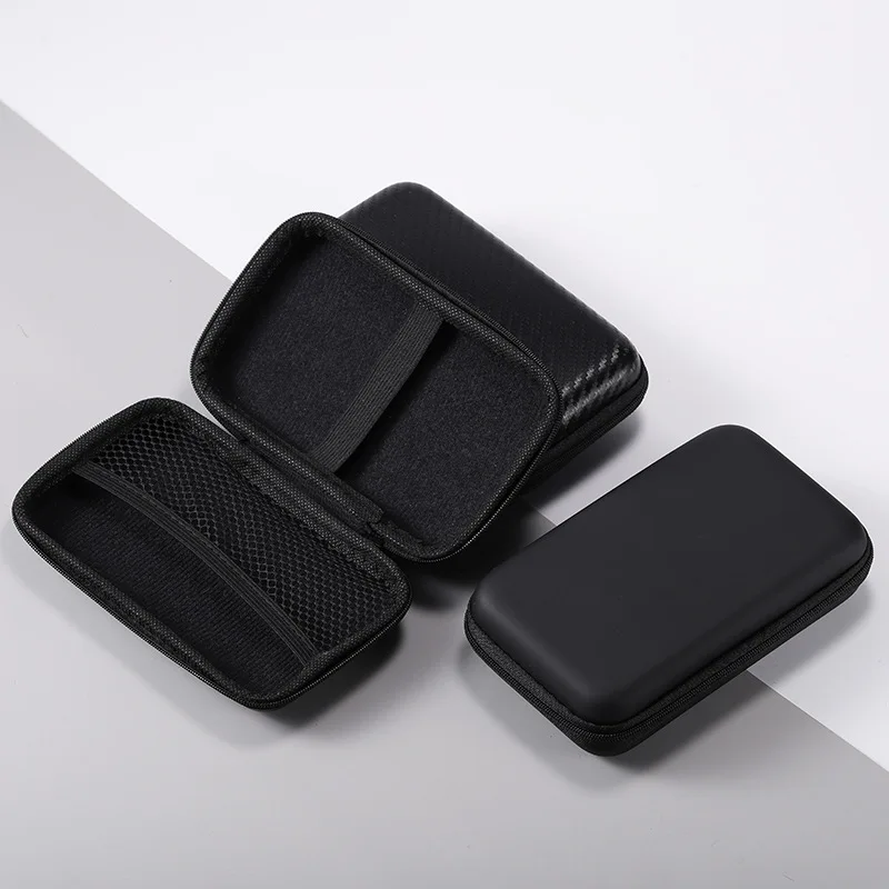 U Disk Data Cable Zipper Bag Mobile Phone Charger Protection Mobile Hard Disk Bag Storage Folding Storage Pocket