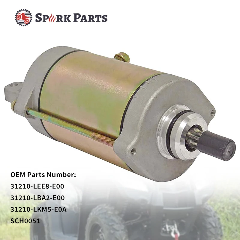 31210-LEE8-E00 Starter Motor for Kymco XCITING 500 MXU500 MXU550i UXV 500 ATV Scooter 31210-LBA2-E00 31210-LKM5-E0A SCH0051