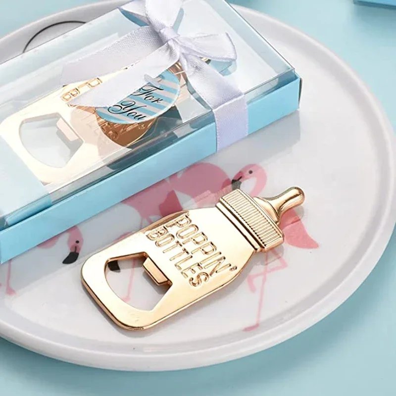 

25/10Pcs Baby Shower Favors Bulk for Guests, Bottle Opener with Exquisite Packaging - Wedding Supplies Party Souvenirs