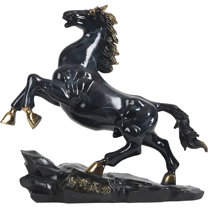 Bronze horse ornament to success Home decoration Crafts gifts