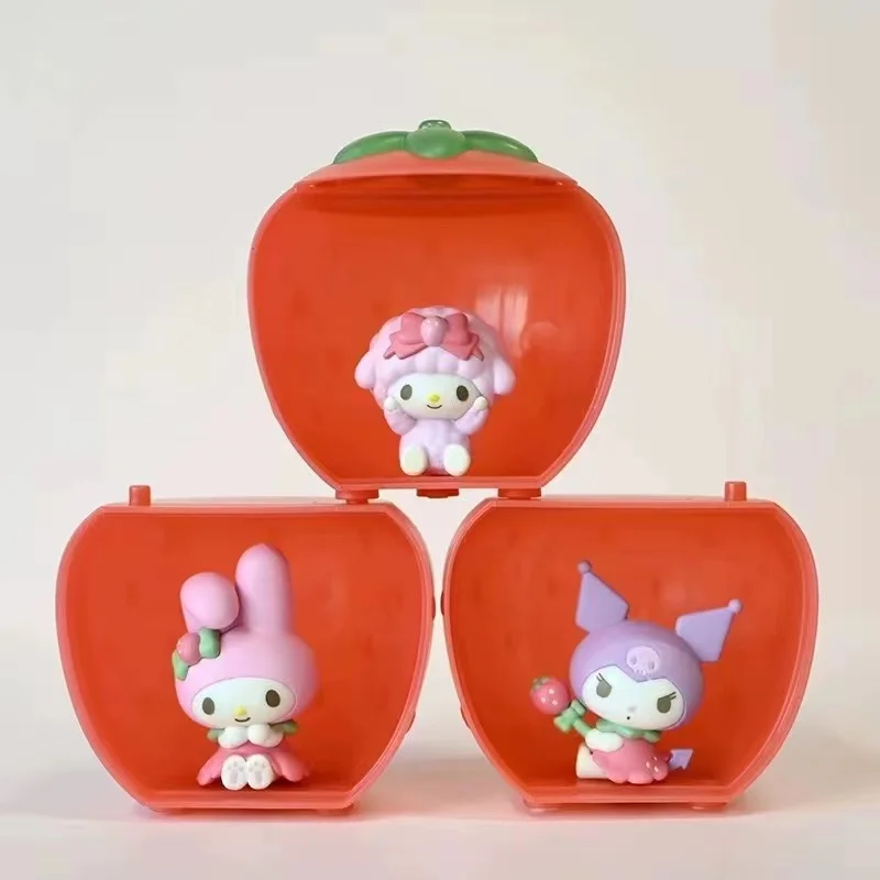 Sanrio Strawberry Friend Decoration 02 Twisted Egg Kumi Laurel Dog Blind Box Children's Toy Birthday Gift