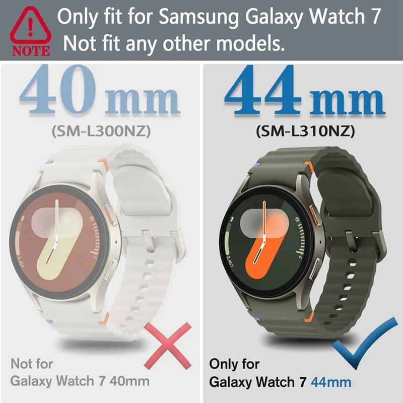 For Samsung Galaxy Watch 7 Case Electroplating Single And Double Row Drill Hard 44Mm Protective Shell