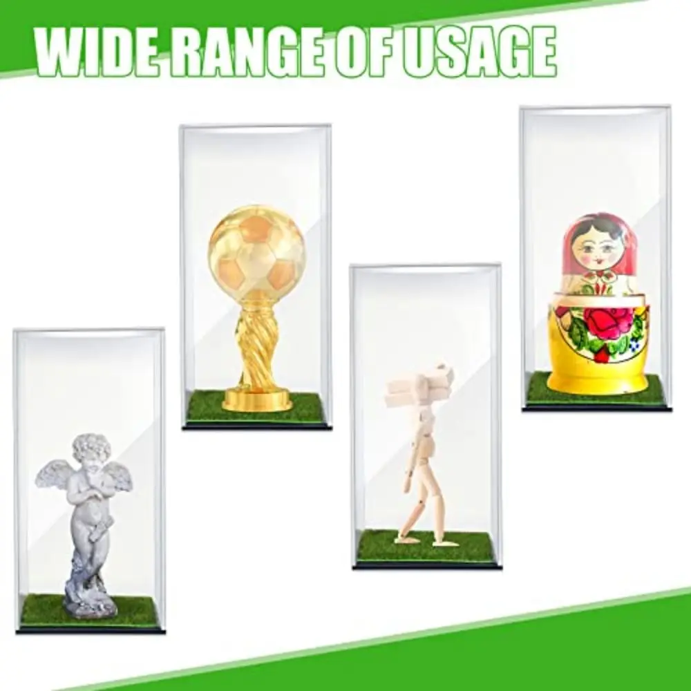 

Acrylic Baseball Storage Boxes Dustproof UV Protection Baseball Display Stand Transparent Square Cube Baseball Holder Case