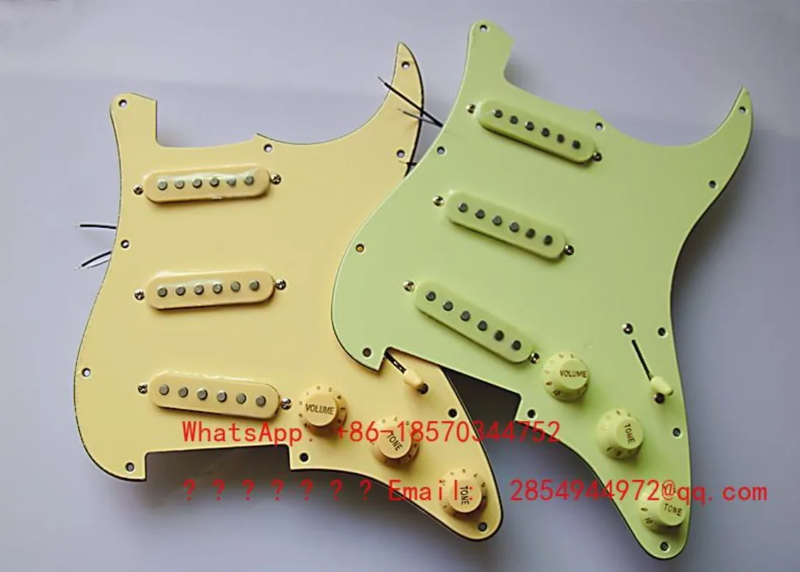 Electric Guitar Accessories Single Electric Guitar Pickup Assembly Beige Guard Guitar Music Pickup