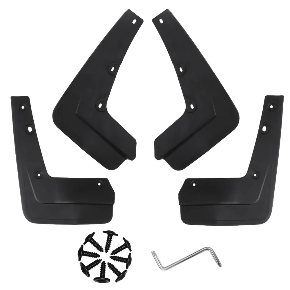 

Черный полипропилен для BMW X1 F48 2016-2021, брызговики на крыло, брызговики, аксессуары для крыльев колес, брызговики