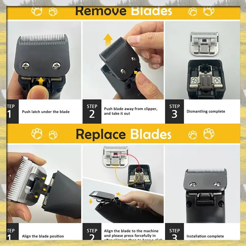 

Горячая распродажа для машинки для стрижки животных Wahl KM 10 Pro, съемное лезвие для Andis AG, AGC SMC и для Oster A5, режущие головки No 30