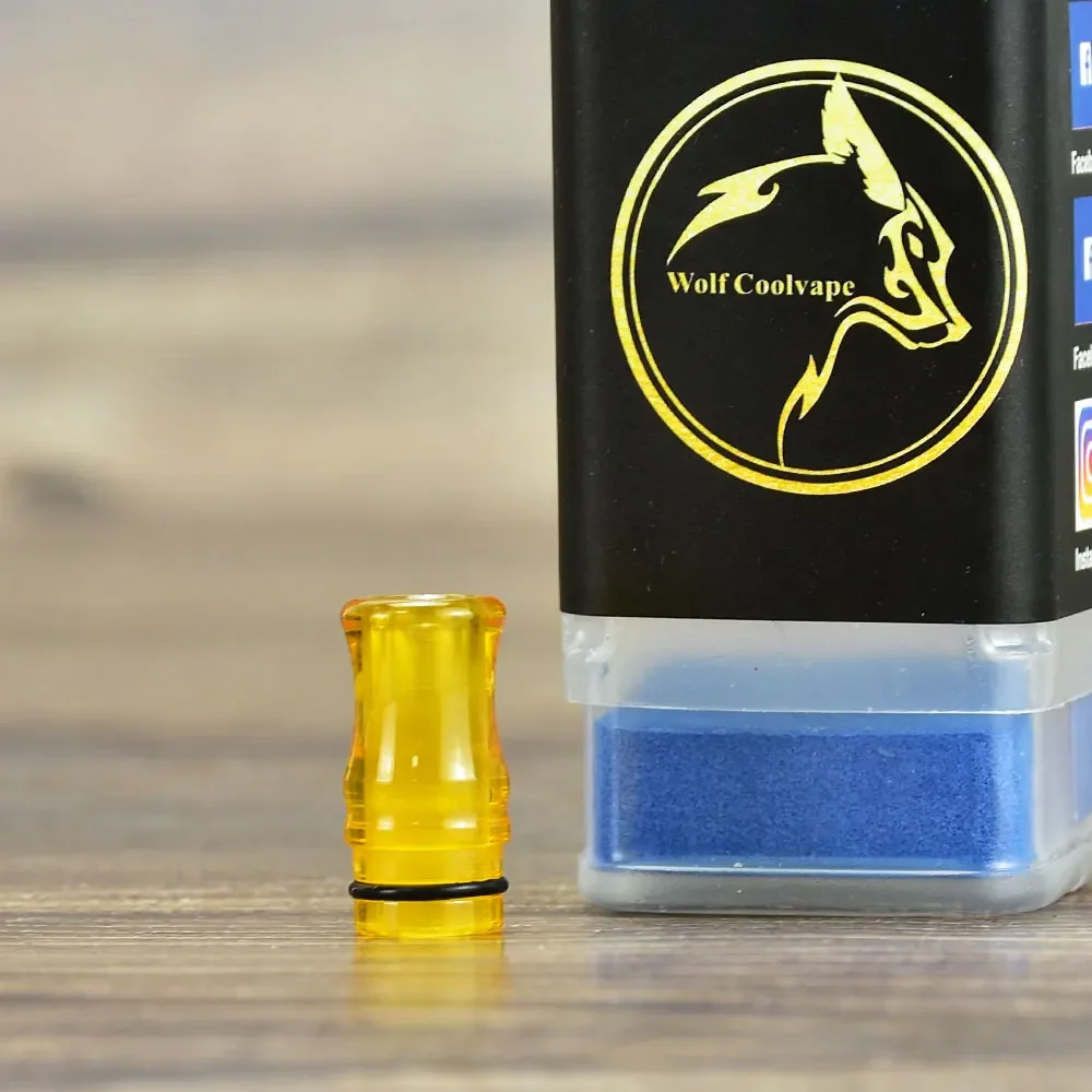 Wolfcoolvape 510 Vape Drip Tip para Dvarw MTL CL RTA Compatível com Dvarw MTL FL RTA Flash-e-Vapor V4.5S + e Moka RTA