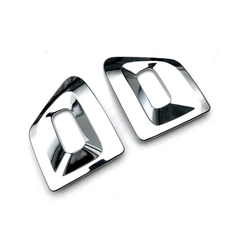 

2Piece Car Front Fog Light Cover Trim Decoration Accessories Replacement Parts For Nissan Pathfinder R53 2022 2023 - Silver