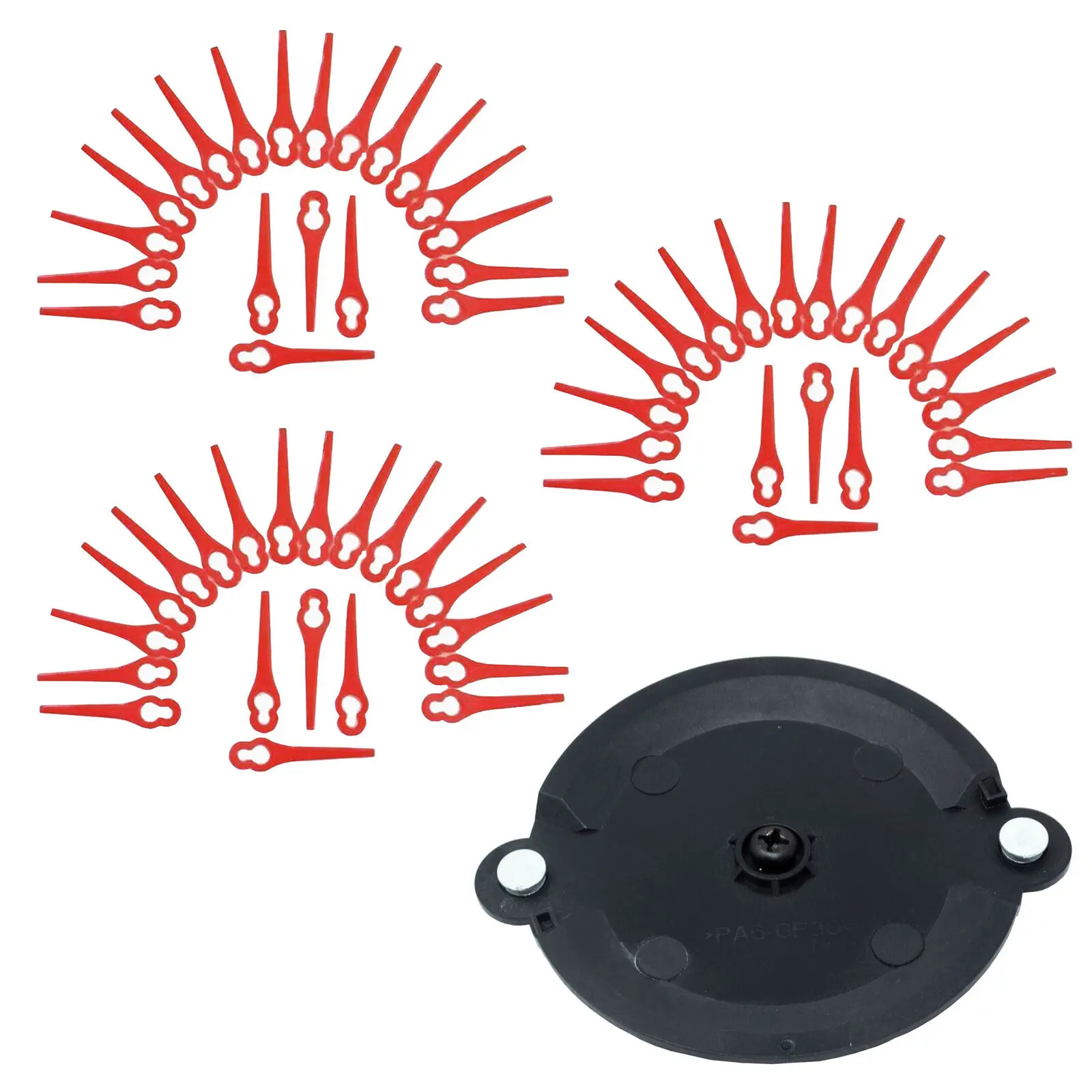 Imagem -02 - Lâminas de Plástico com Cabeça de Cortador de Cortador Peças de Aparador de Substituição Snap-on Simples Prta 20-lia1 Lidl 311046 20 Pcs