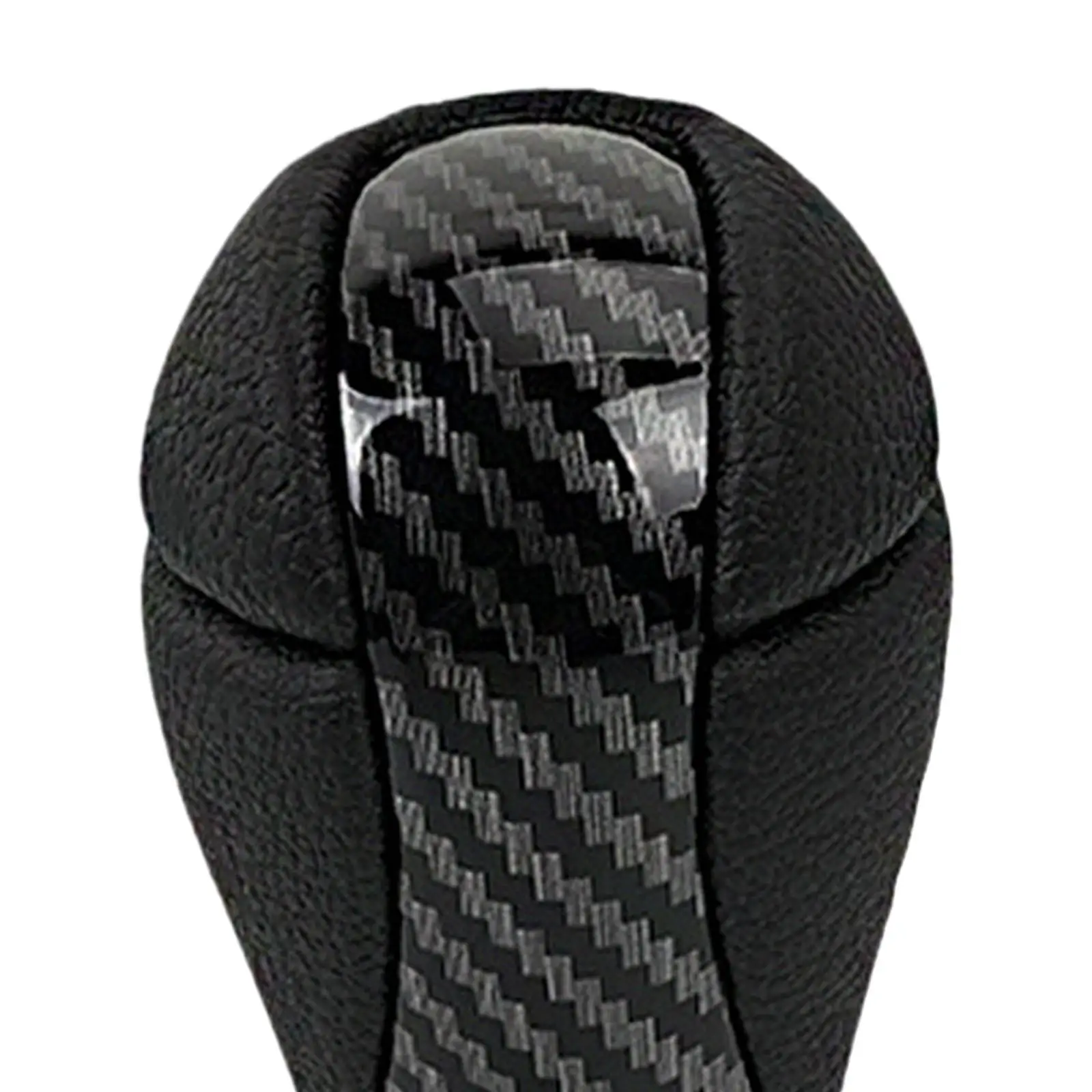 Gear Shift Knob PU Leather Wear Resistant Automatic Shifter Handle Universal Car Accessory Easy to Install for Commuting