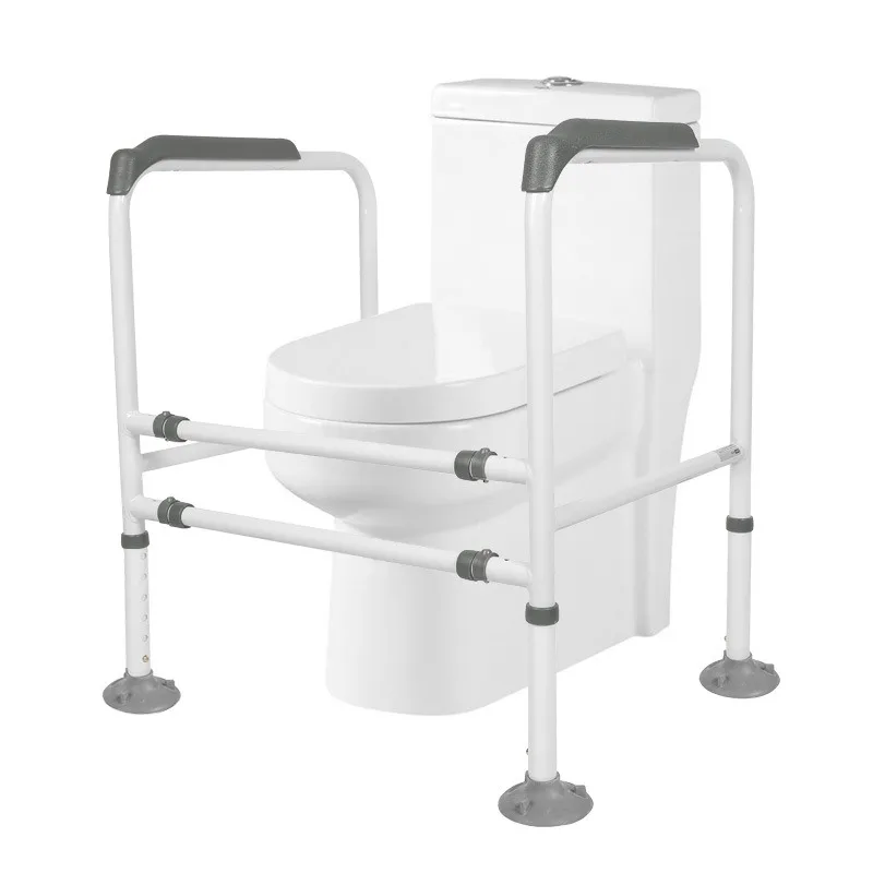 

Detachable Suction Cup Toilet Handrail, Drill-Free Bathroom Stable Grab Bar for Elderly
