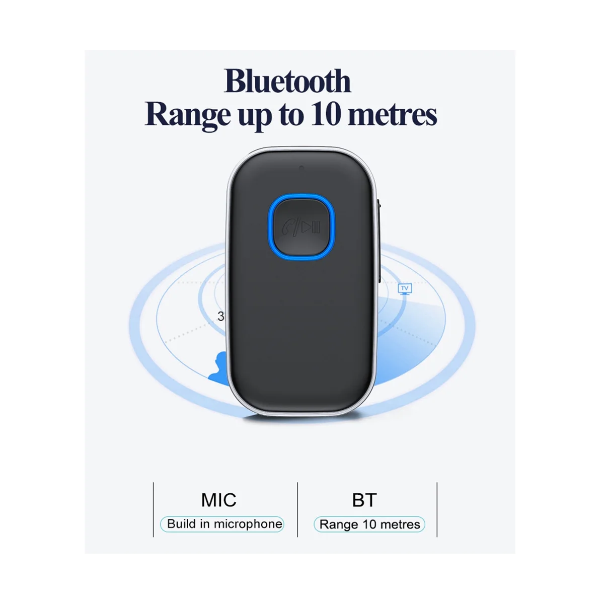 

Bluetooth-приемник с микрофоном AUX автомобильный аудиоадаптер 3,5 мм