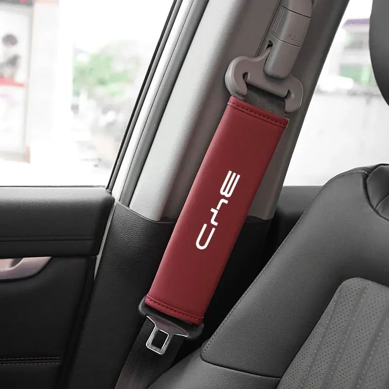 2-Pack Premium Leather Seat Belt Shoulder Pads for BYD Cars - Image 3