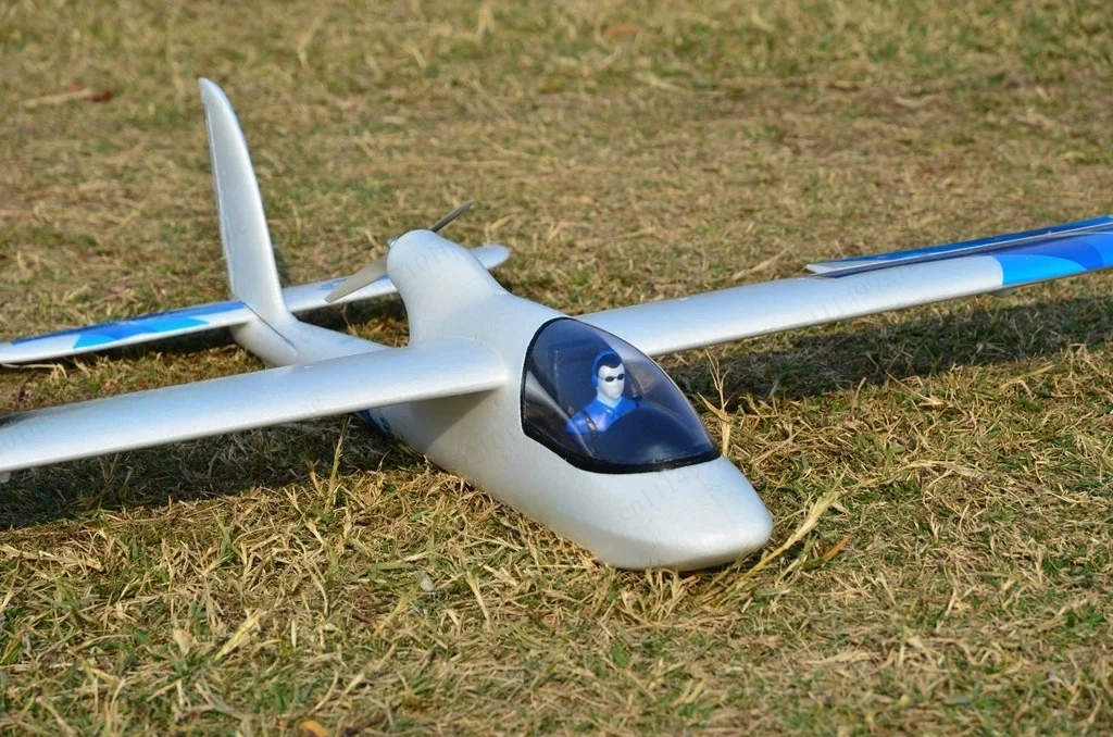 Model airplane, remote-controlled airplane, 1.5-meter new glider, large space beginner's introductory practice