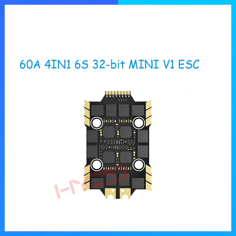 60A 4IN1 6S BL32 Mini V1 ESC 3-6S pour drone de course FPV, quadricoptère, multicoptère