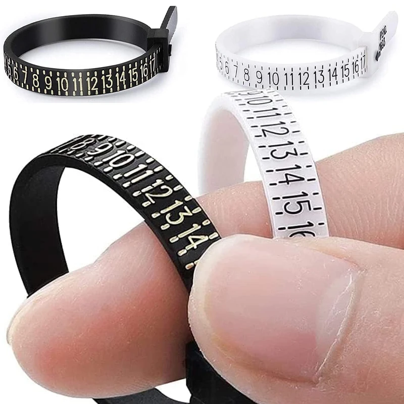 

Ring sizer Measure Finger Coil Ring Sizing Tool UK/US/EU/JP Size Measurements Ring Sizer Gauge Tools Jewelry Accessory Newest