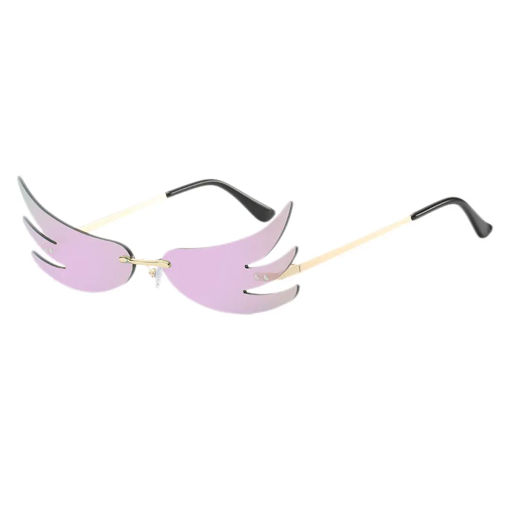 

Creative Sunglasses Fashion Flame Shape Lightweight Durable All Match Delicate Eyewear Perfect Outdoor Party Accessories Gifts