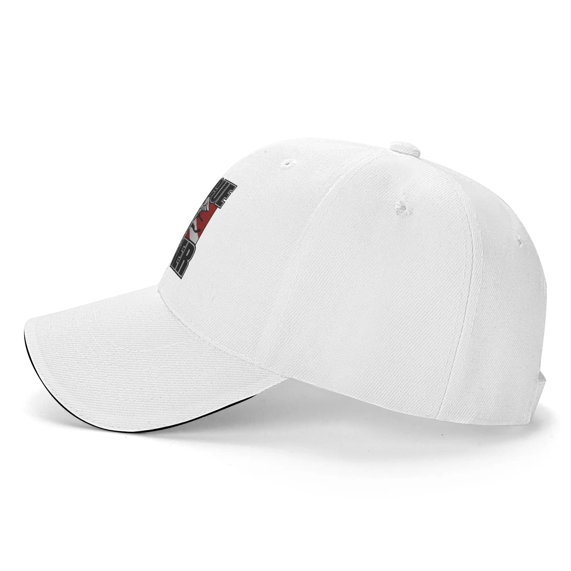 Custom Punk Unisex Rescue Diver Baseball Cap Adult Scuba Diving Adjustable Dad Hat for Men Women Sports Snapback Caps