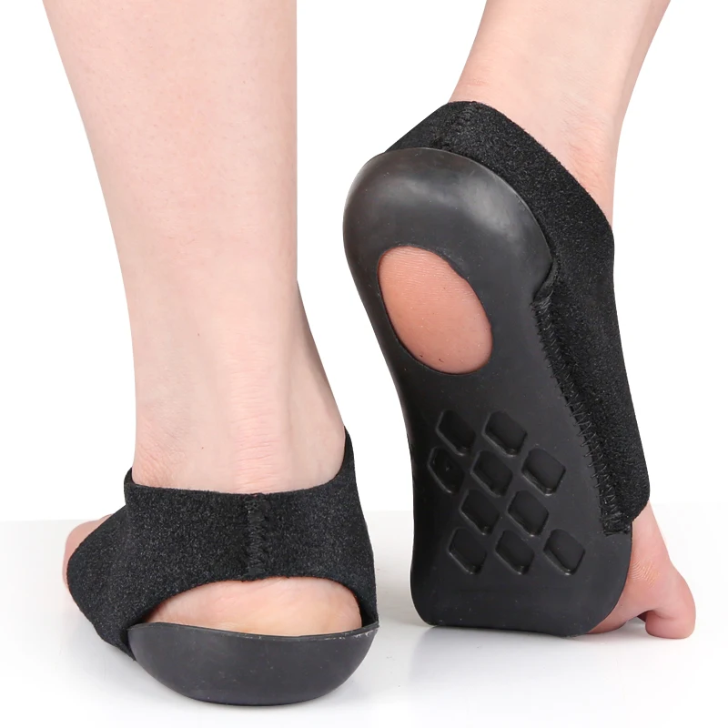 Support Insoles with Ankle Sleeves - Flat Feet & Pain Relief for Men/Women, All-Day Comfort for Walking Running