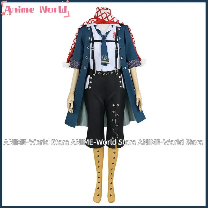 CyAnime Virtual YouTuber NIJISANJI Mashiro Meme Косплей Костюм Парик Повседневная униформа в стиле хип-хоп с принтом Женский карнавальный костюм