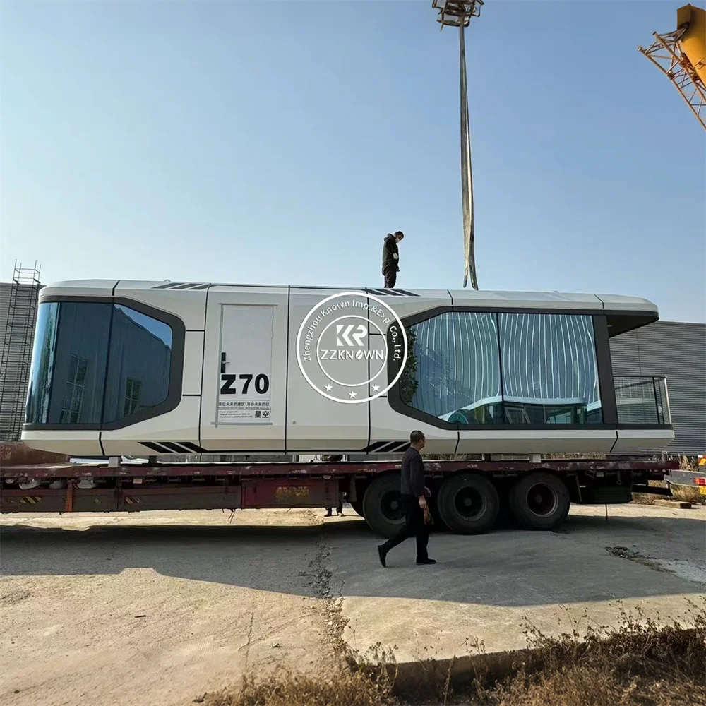 Luxury Modern Mobile Tiny Space Capsule Home Office Pod Cabin Compact Mobile House Space Container House For Sale