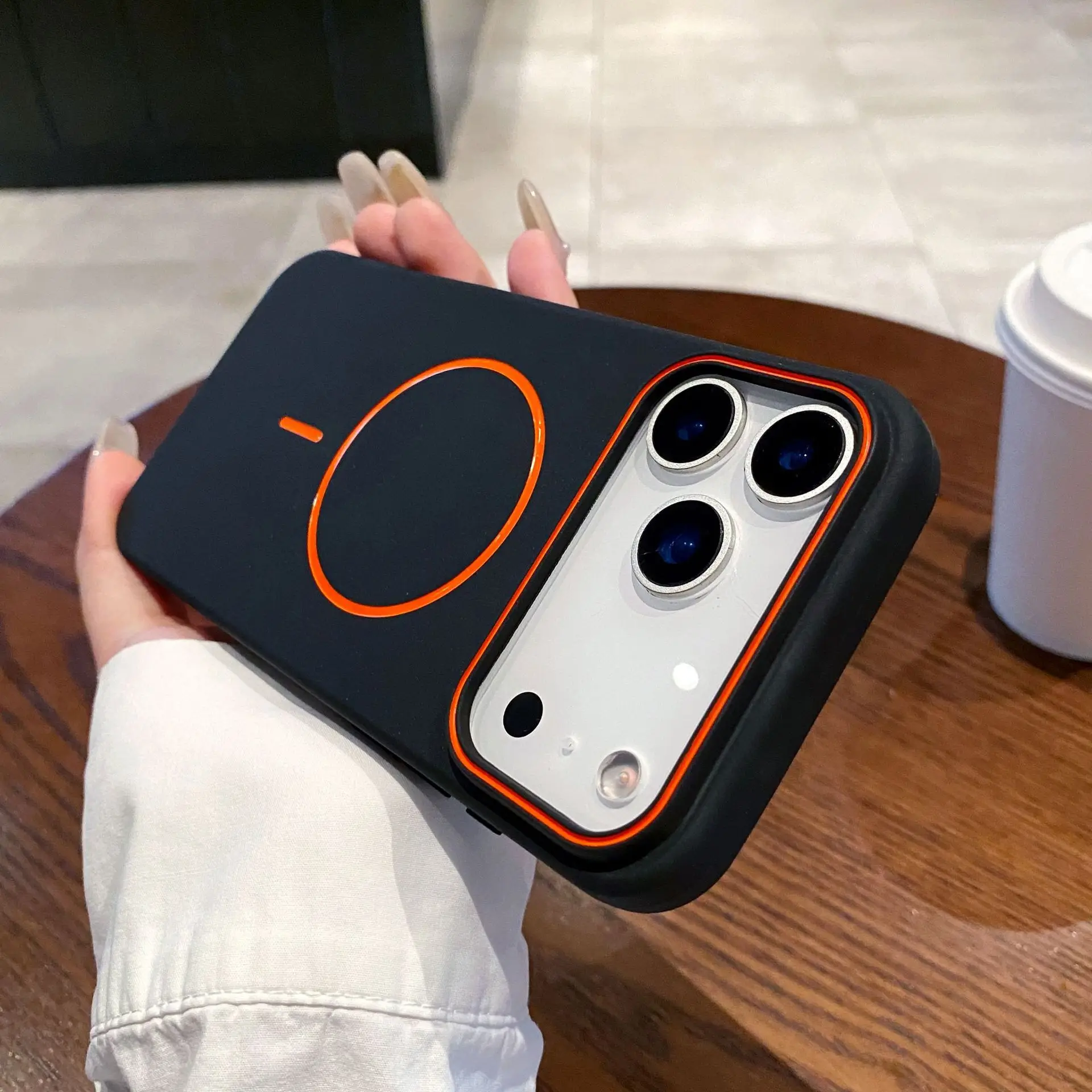 

For Magsafe Luxury Liquid Silicone Phone Case For iPhone 17 16 15 14 13 12 Pro Max Cases Magnetic Wireless Charging Soft Cover