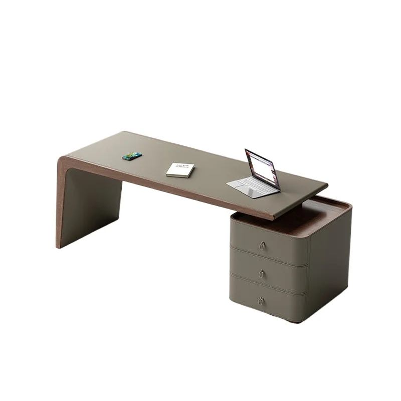 

Solid wood saddle desk, office desk, study room, minimalist computer desk