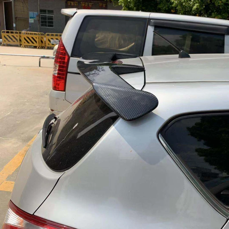 

For Suzuki Swift Nissan Tiida High Quality Carbon Fiber Material Car Rear Spoiler for Suzuki Swift Spoiler 2008-2015