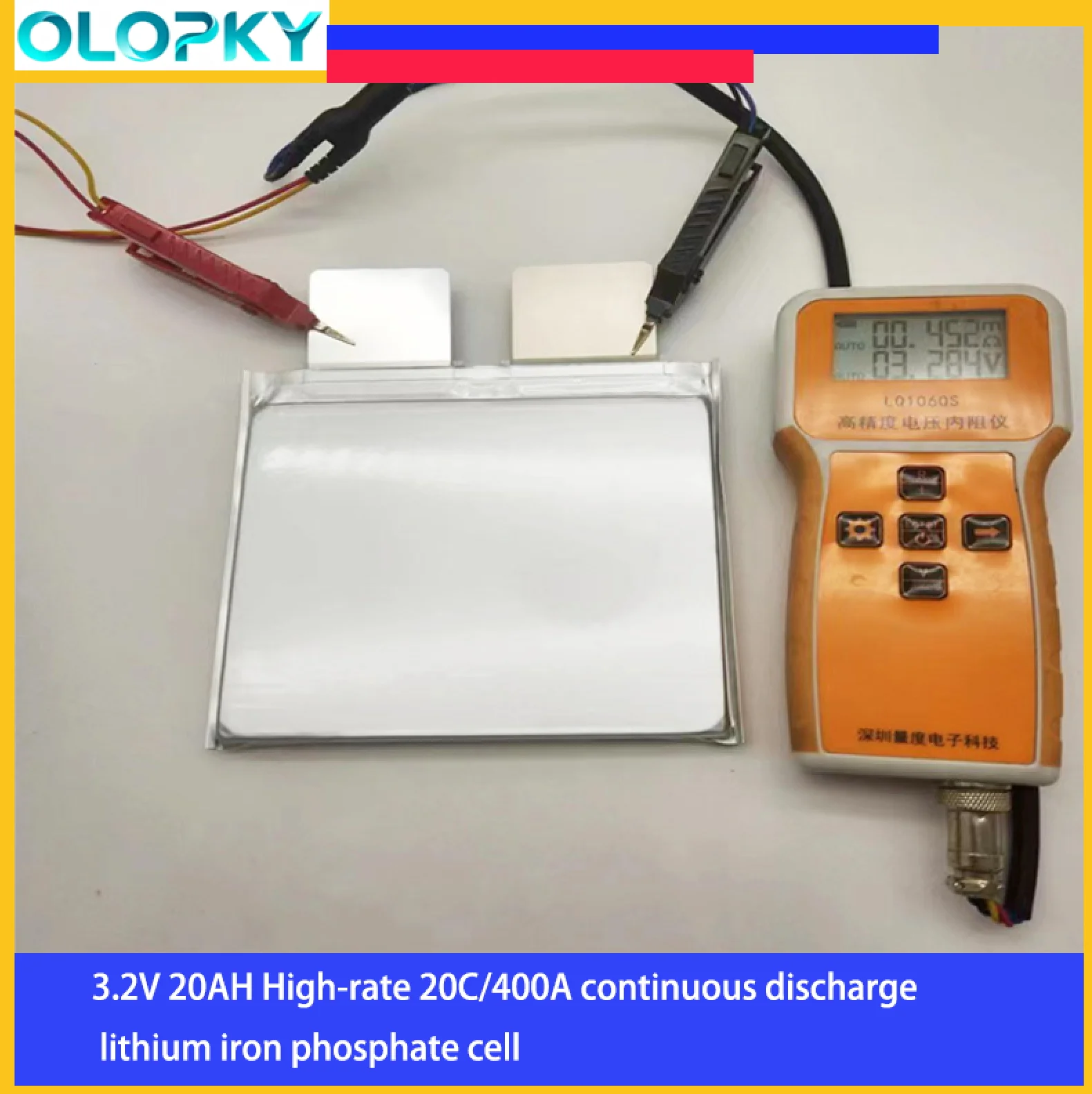 20C Low Temperature Battery  20C 400A Power Storage, 3.2V 20AH LifePO4  car battery starter  Electric motorcycle Boat motor FPV