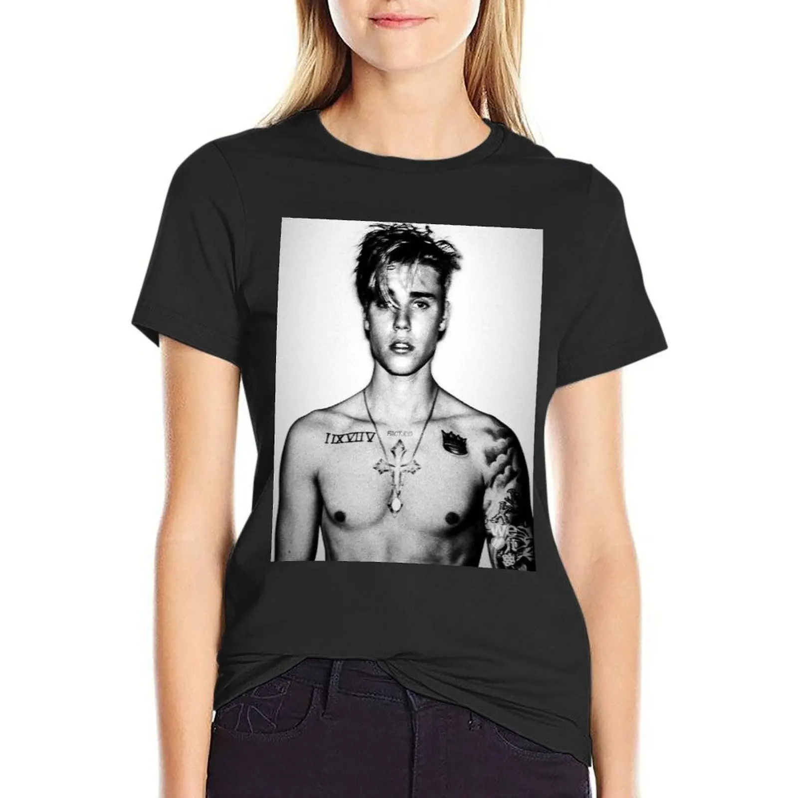 The Evolution of JustiinBiieber T-Shirt customs Short sleeve tee quick-drying quick drying oversized t shirts for Women