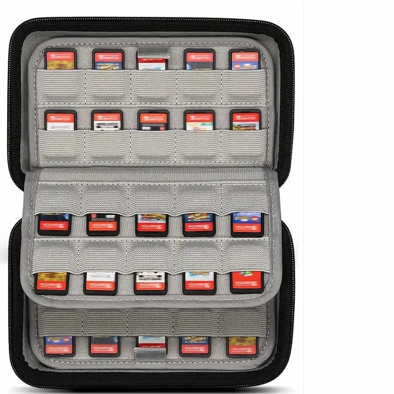 80 game card holders and storage boxes suitable for Nintendo Switch games, PS Vita games, or SD cards