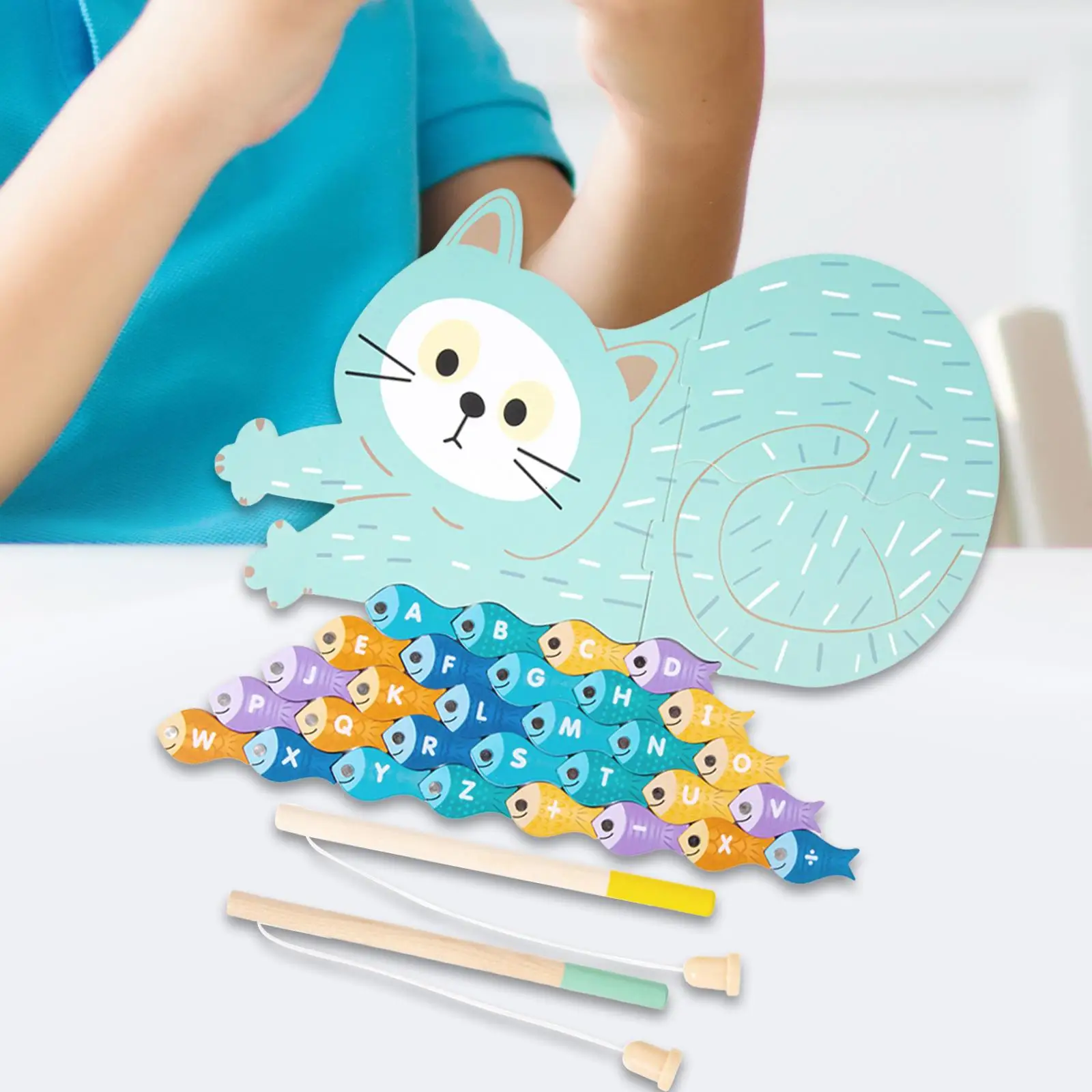 Fishing Game Toys Preschool Early Learning for Birthday Gift 3 4 5 Years Old