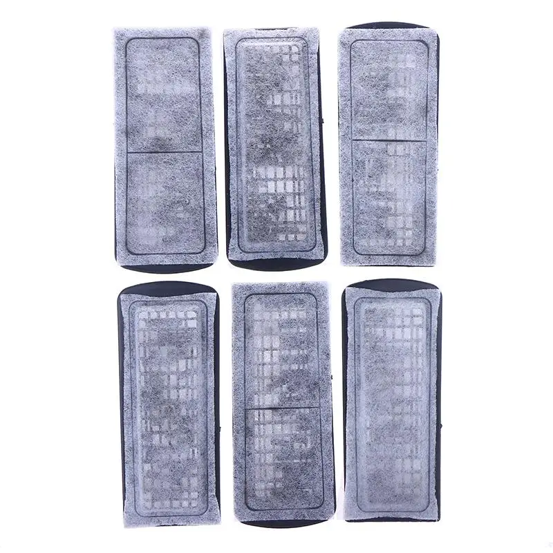 6Pcs Aquarium Carbon Filter Baumwolle Fisch Filter Aquarium Filter Baumwolle Ersatz Wand-Montiert Filter Zubehör Für Aquarien