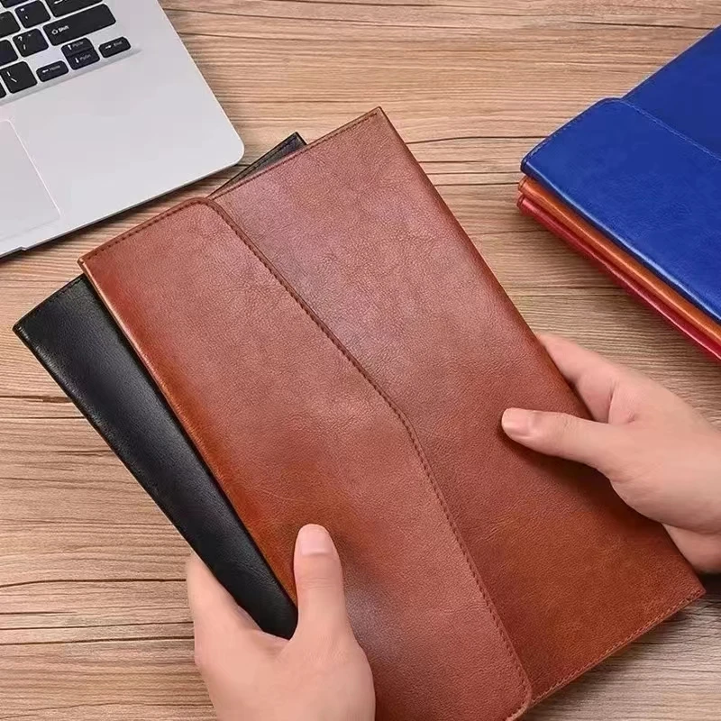 

A4 A5 A6 Leather File Folder Data Package Document Bag Fashion Briefcase Data Contract Bill File Bag School Office Supplies