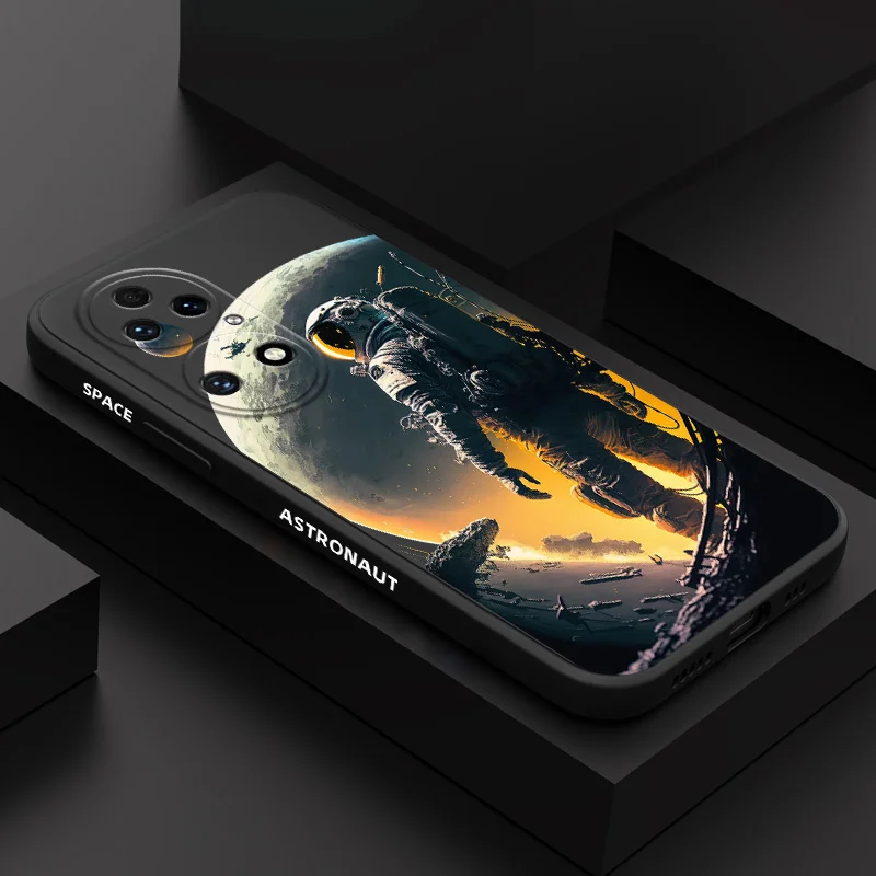 

Ruins Astronaut Phone Case For Huawei P50 P40 P30 P20 Nova 10 10SE 9 9SE Mate 50 50E 40 30 20 Pro Lite P Smart 2021 Y7A Cover