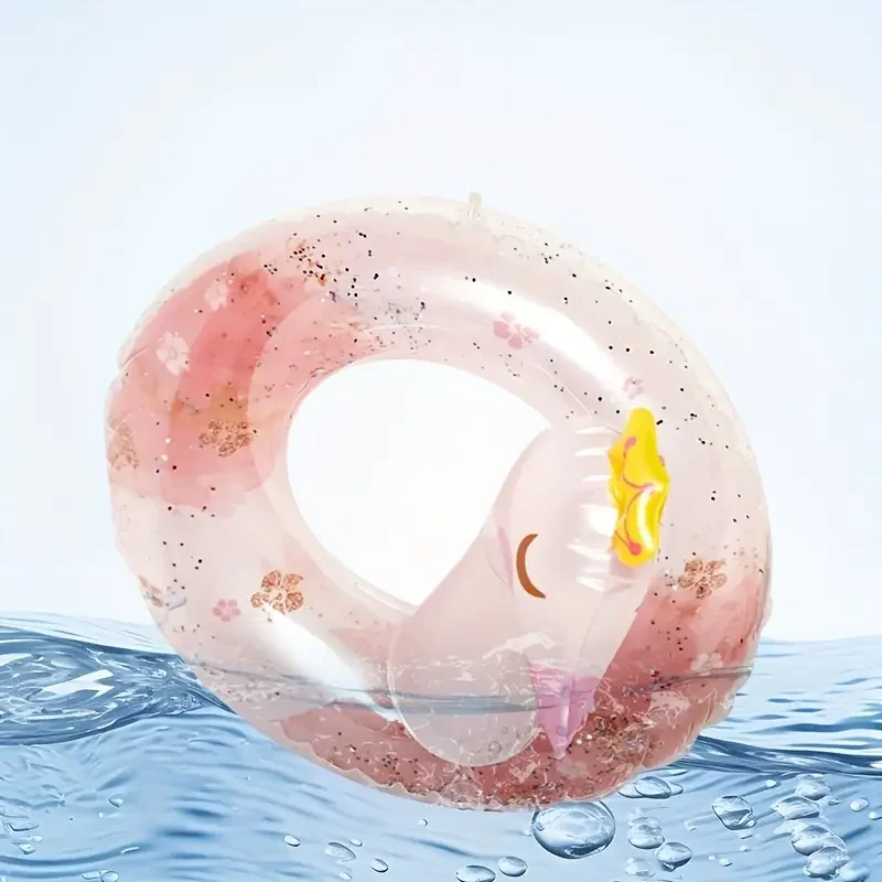 ذيل السمكة الأرجواني الشفاف - تصميم مقياس السمك PVC، مثالي للشاطئ الصيفي وأيام حمام السباحة #6