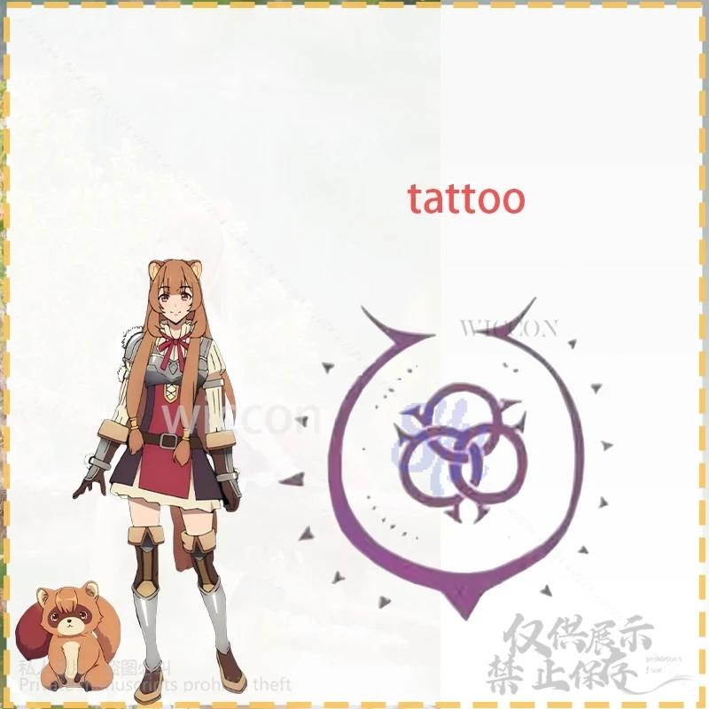 Rising Of The Anime Shield Hero Cosplay Raphtaria Costume Furry Plush Animal Ears Tail Kawaii Accessories Halloween Customized