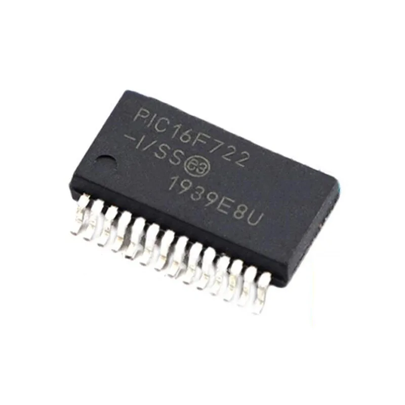 1PCS PIC16F722  PIC16F722-I/SS   SSOP-28  Plastic protective casing