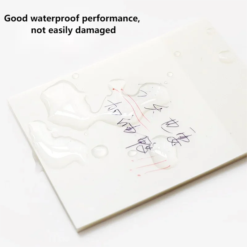 2Pcs Transparent Convenience Sticker Perspective Creative N Times Apply Fluorescent Film Without Covering