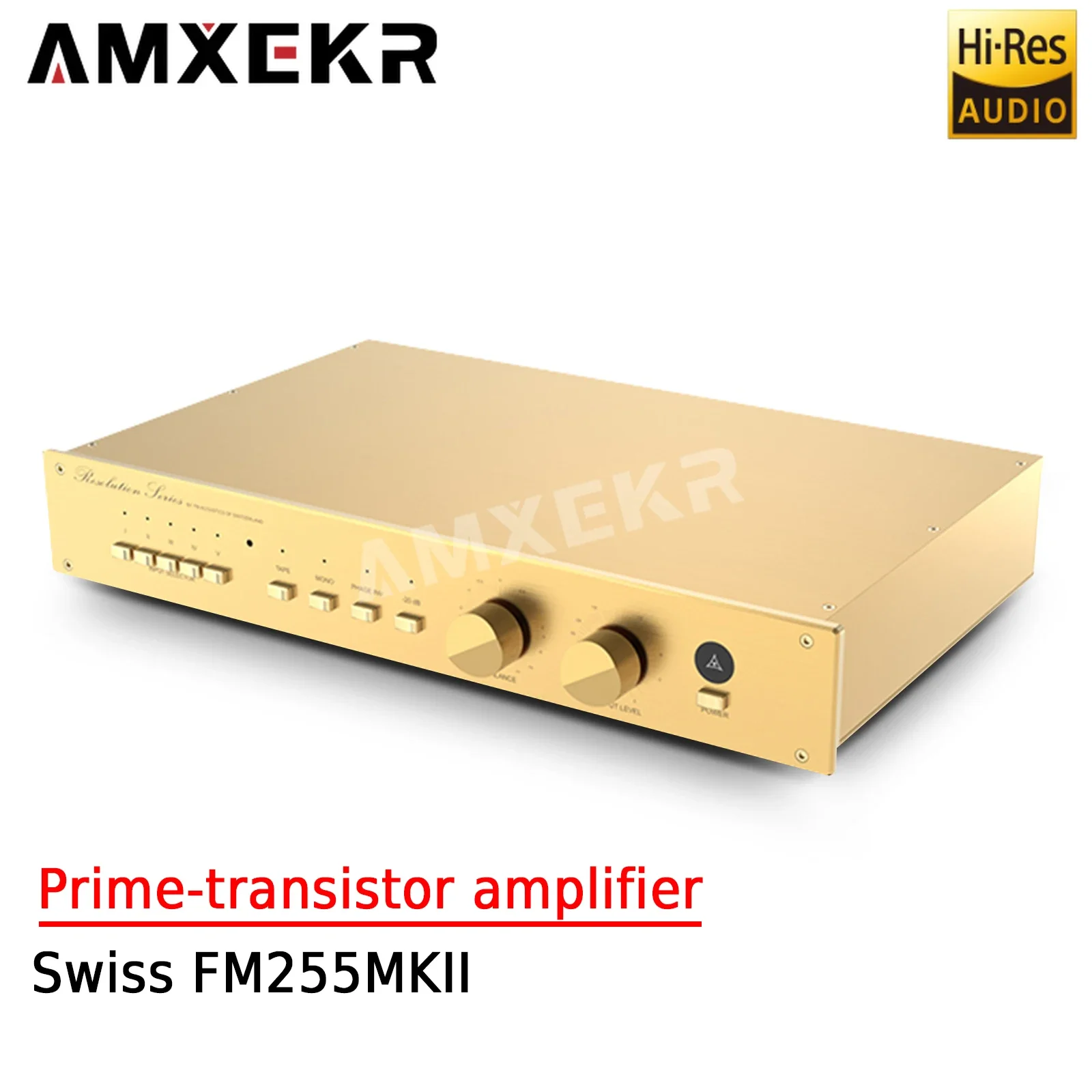 AMXEKR-AMPLIFICADOR DE pretransistor suizo importado, copia de FM255MKII, con función de Control remoto añadida